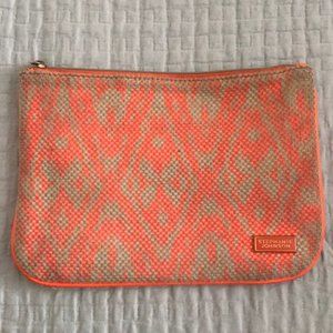 Stephanie Johnson cosmetic or pencil bag.